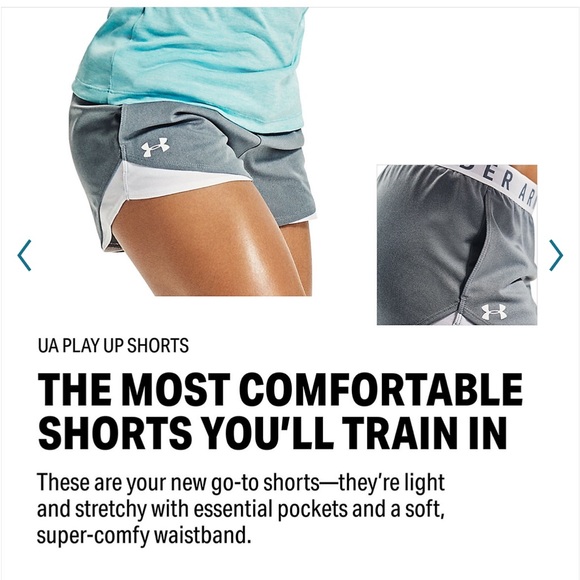 EUC Women's Under Armour Play Up
3.0 Shorts- Black Misty Purple - Picture 10 of 16